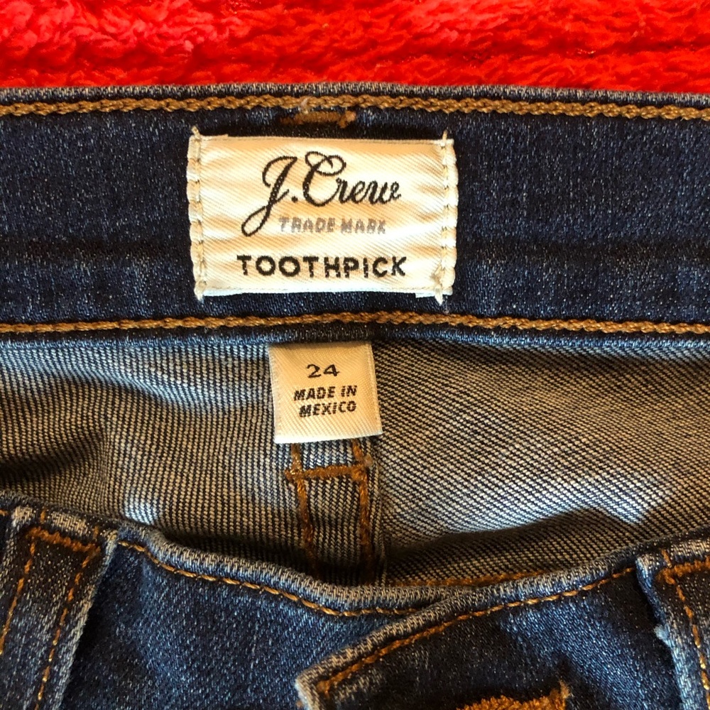 JCrew dark denim super skinny jeans